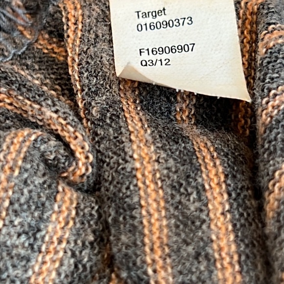 ⭐️ Mossimo Supply Co striped long sleeve pullover shirt scoop neck women XL - Picture 8 of 16